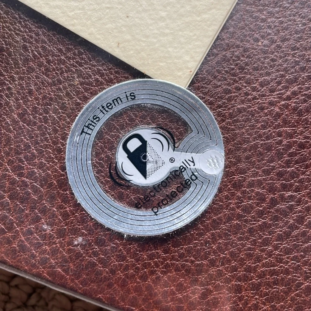 New With Tags: Made In Italy Leather Bound Compass Journal Notebook/Diary/Agenda